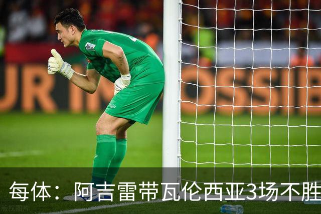 每体：阿吉雷带瓦伦西亚3场不胜，此前4次西甲带队均慢热反弹